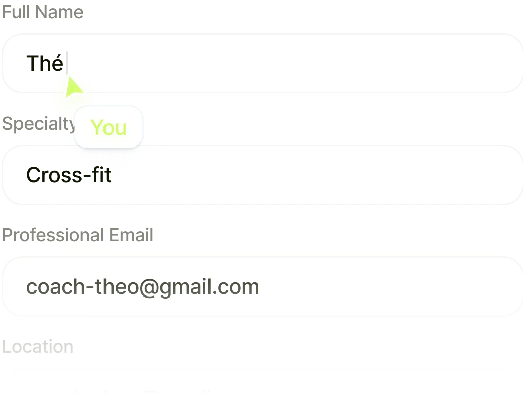 Ekklo fitness coaching software dashboard