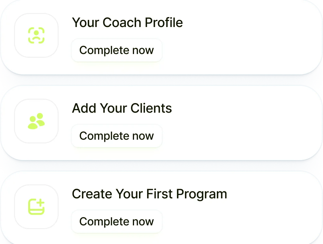 Ekklo fitness coaching software dashboard
